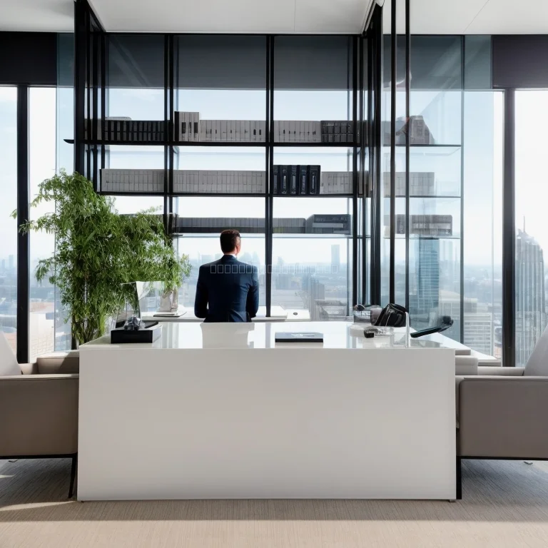 Agent reviewing legal documents